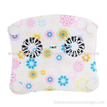 Colored Series Fashionable Laptop Cooling Pad, Cooler Pads, White